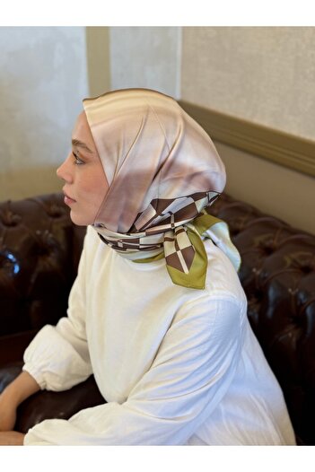 Modakaşmir Lattice Pattern Twill Scarf
