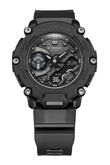 Casio Mens Watch GA-2200BB-1AER, Quartz, 47mm, 20ATM