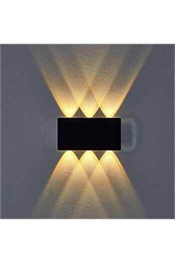 fullreyon Elektrikle Çalışır, 12 Watt Amber Işık Ledli, İç ve Dış Mekan Aplik, Yüksek Işık Güçlü Led Aplik