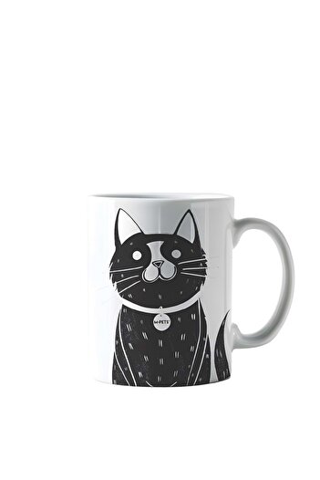 M-PETS Petjoy Moonpie Mug 350ml Black&White
