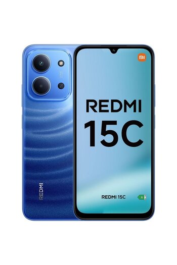 Xiaomi Redmi 15C, 256GB, 4GB RAM, 6.9 HD+, MediaTek Helio G81-Ultra, 6000 mAh, Blue