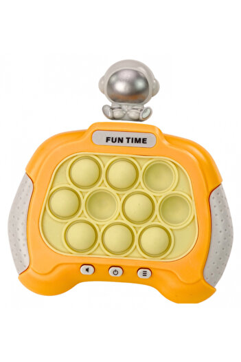 REBELS Sensory Game Pop-It Space Console with Lights and Sounds, Yellow
