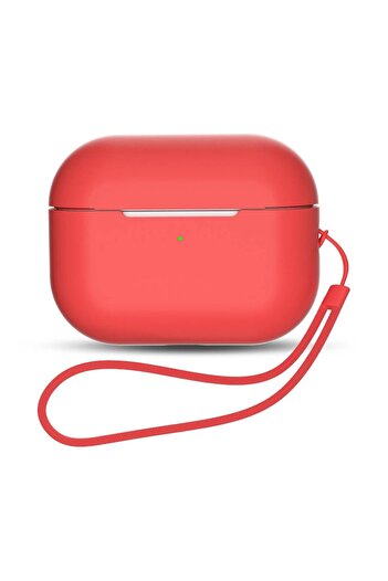 dalip Protective Case for Apple AirPods Pro, Lanyard Cord, Red