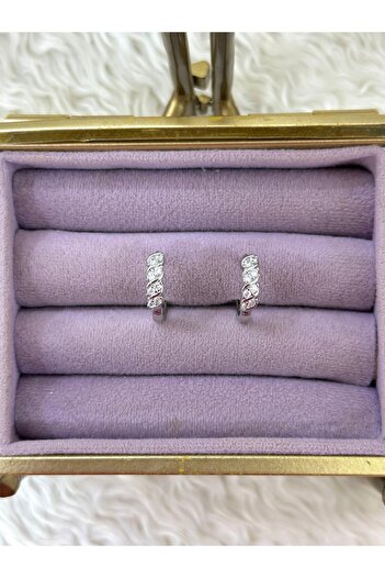 BY YASİN TOPÇU Row Stone Earrings