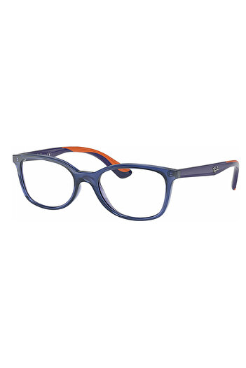 Ray-Ban Junior Boys' Eyeglass Frames RY1586 3775, Plastic, Blue, 49 mm