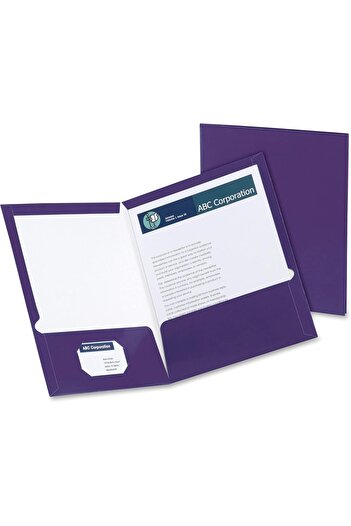 STOREMAX Gçavm 51726Ee Double Pocket File Folder, Laminated, Letter-Shaped, for 100 Sheets, 25 Pieces Shop