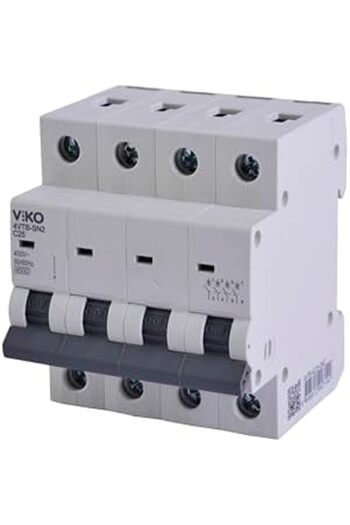 STOREMAX Polysight 4Vtb-4C25 Automatic Fuse 4.5Ka Type C 4 Pole 25A Trendzap 467437