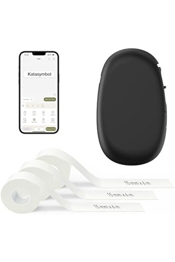SUPVAN E10 Bluetooth Label Maker Machine with 3 Continuous Waterproof Label, Portable Inkless Label