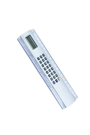 Other Plastic 20cm length ruler with calculator, 8 digits solar-powered ruler calculator
