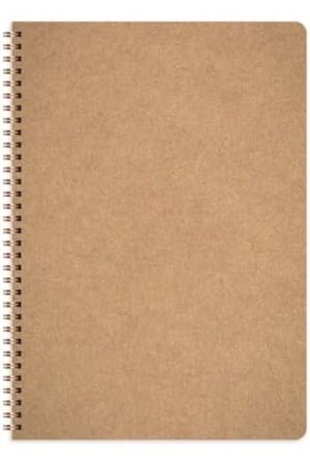 STOREMAX Snshop Kraft Cardboard Cover 70 Sheets 110 Gram Checkered Notepad 467437