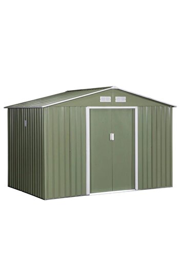 Mercaton Garden shed/shed/shed for storing tools, with base structure included, steel and PP, ve