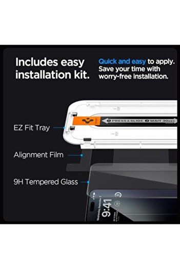 STOREMAX Polysight 15 Pro Max Glass Screen Installation Full Covering Glas.Tr Ez Fit Full Cover - Agl06879 Trendzap 46