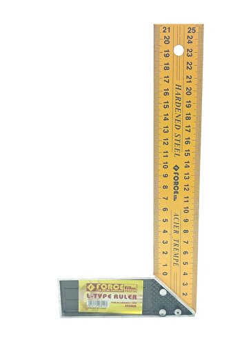 Force Multi Purpose Right Angle Ruler 250 mm