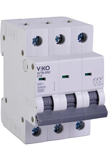 STOREMAX Polysight 4Vtb-3C10 Automatic Fuse 4.5Ka Type C 3 Pole 10A Trendzap 467437