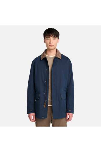 Timberland Waterproof Barn Coat Men's Navy Blue Coat Tb0A44Gb4331