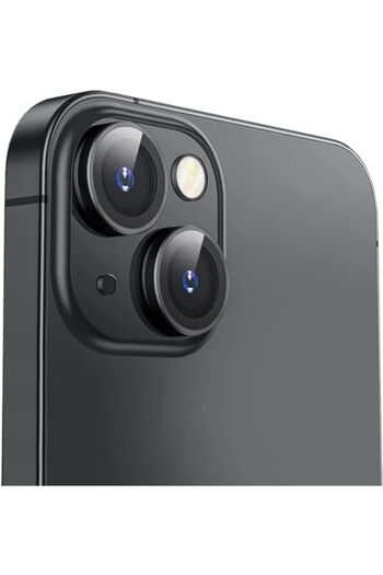 STOREMAX Polysight 15 6.1 Inc 15 6.7 Camera Protection Lens Framed Sapphire 9H Glass 15-15 Black Lens Trendzap 467