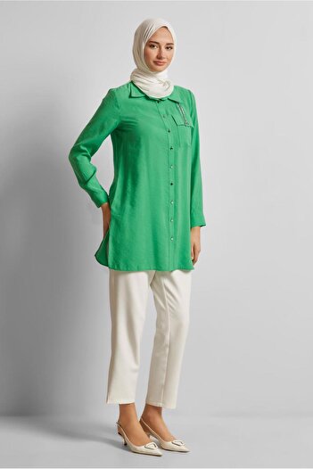 Alvina Shirt Collar Tunic 45623