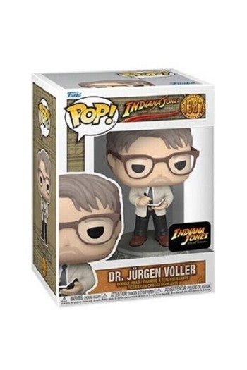 Funko Figurine - Indiana Jones - Dr. Jurgen Voller, Multicolor, 9.5 cm