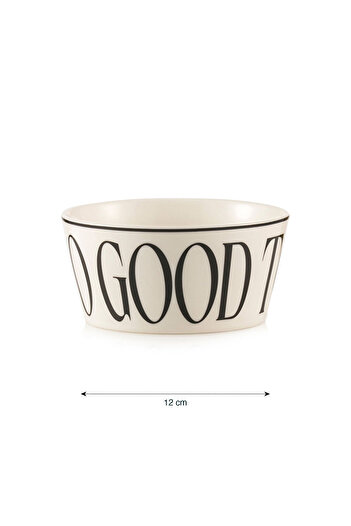 LC Waikiki Quality Parts from Celebi Store |   Text Printed Ceramic Bowl 12 cm