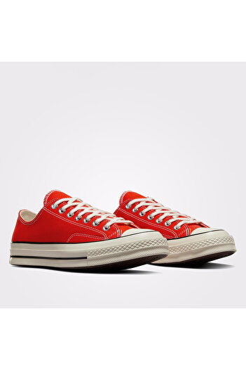Converse Kırmızı - Siyah Kadın Kanvas Lifestyle Ayakkabı A06527C.671-CHUCK 70