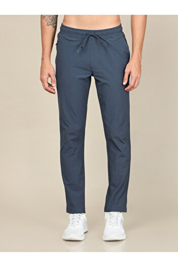 Technosport By Styli Men Grey Solid Relaxed Fit Track Pants