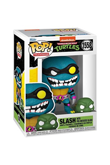 Funko Figurine - Pop! Television - Teenage Mutant Ninja Turtles - Slash With Pre-Mutated Slash