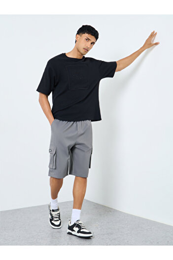 Styli Men Relaxed Fit Cargo Shorts