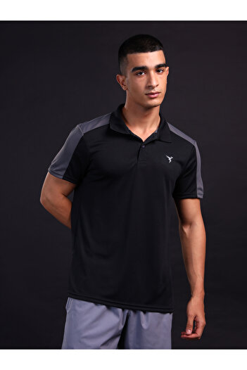 Technosport By Styli Men Color Block Relaxed Fit Polo