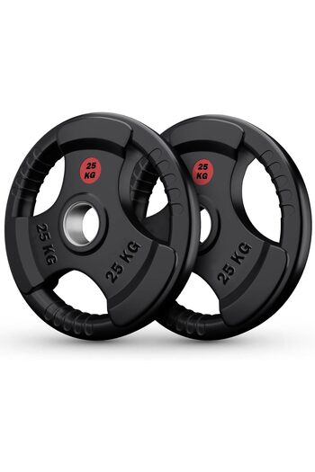 Delta Power Rubber Olympic Weight Plates, 50 kg,