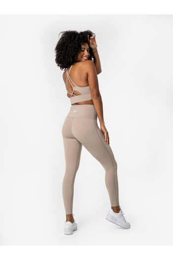 Palmfit By Styli Women Tan Evolve Seamless Active Leggings