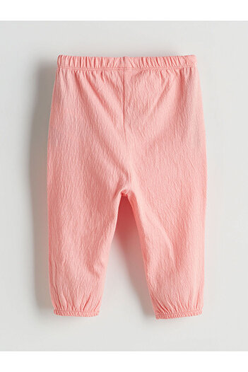 LC Waikiki Basic Baby Girl Trousers with Elastic Waist