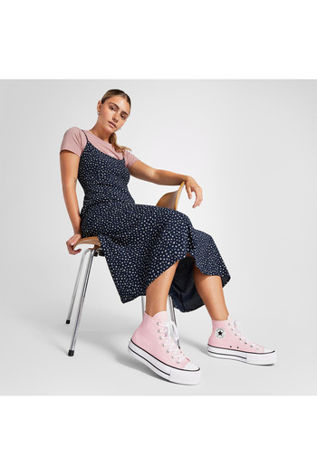 Converse Pink Chuck Taylor All Star Lift Platform Women's Casual Shoes