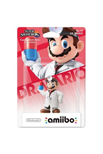 Nintendo Amiibo Super Smash Bros Dr Mario Figurine