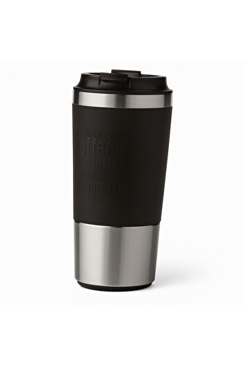 TSUMAB Stainless Steel Insulated Travel Mug – Black