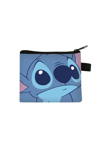 Choice1 13 MINISO Disney Lilo Stitch Children Plush Coin Purse Polyester Zip Change Purse Mini Wallet Kids G