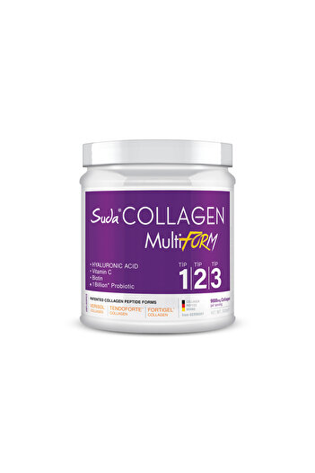 Suda Collagen Multiform Aromasız 300gr + Hediye Diş Beyazlatıcı Köpük
