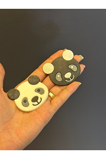 Gönülden Tasarım 2 Pcs Silicone Panda Arma Set 6X5 cm