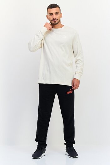 Puma Men Sportswear Fit Long Sleeves Outdoor Sweatshirt, Beige