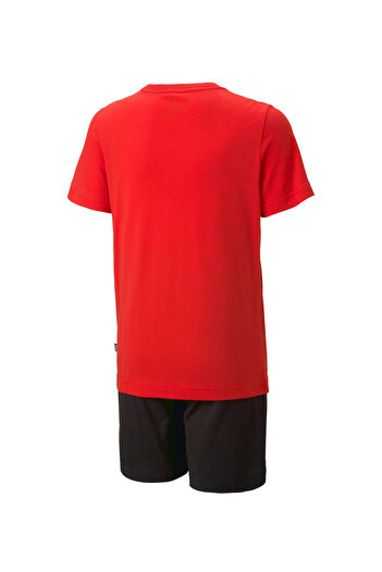 Puma Graphic Tee with Shorts Set - Red