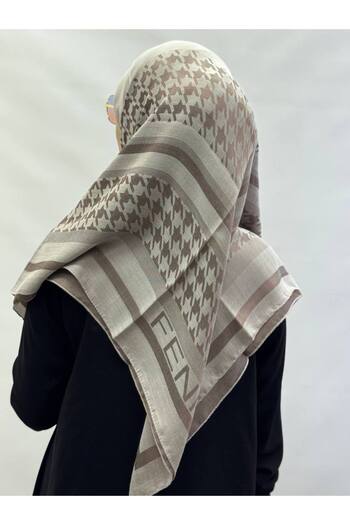ALDAYER Scarf 120 Viscose Jacquard Pattern 2