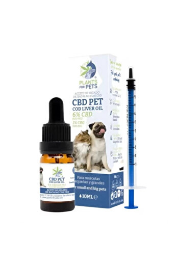 OEM Plants for Pets 6% CBD Oil and 1% CBG for Animals Liver Cod | 10ml