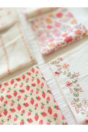 Zezig Muslin Handkerchief Set (6 Pieces) - Ivy