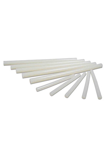 Meyco Transparent glue stick set for glue gun, 12 pieces