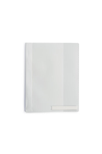 Durable Plastic file with label Durable, White