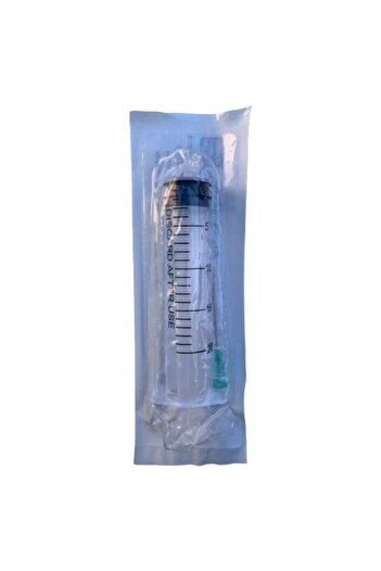 royal led Set of 50 Sterile Syringes 20 ml, Luer Slip, with 0.8 x 40mm Needle, 21G, Non-toxic, Disposable