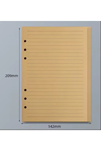 Choice A5 craft line0A 45 Sheets A5 A6 A7 Loose Leaf Notebook Refill Spiral Binder Inner Page Line Blank Cr