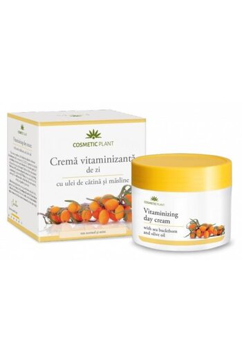 Cosmetic Plant Vitamin Enriched Day Cream with Sea Buckthorn and Olive Oil 50ml