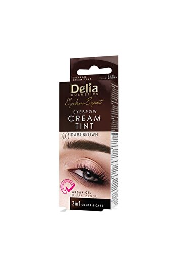 Delia Cosmetics Eyebrow Dye 3 Dark Brown Delia