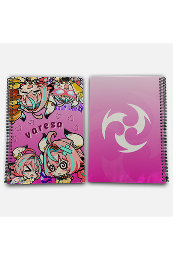 Define Moyas Genshin Impact Varesa Unlined A4 School Notebook 72 Sheets Model 1