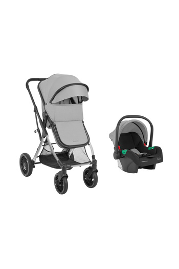 Kikka Boo KikkaBoo 3in1 convertible stroller with I-Size car seat, aluminum frame, wheel suspension and more